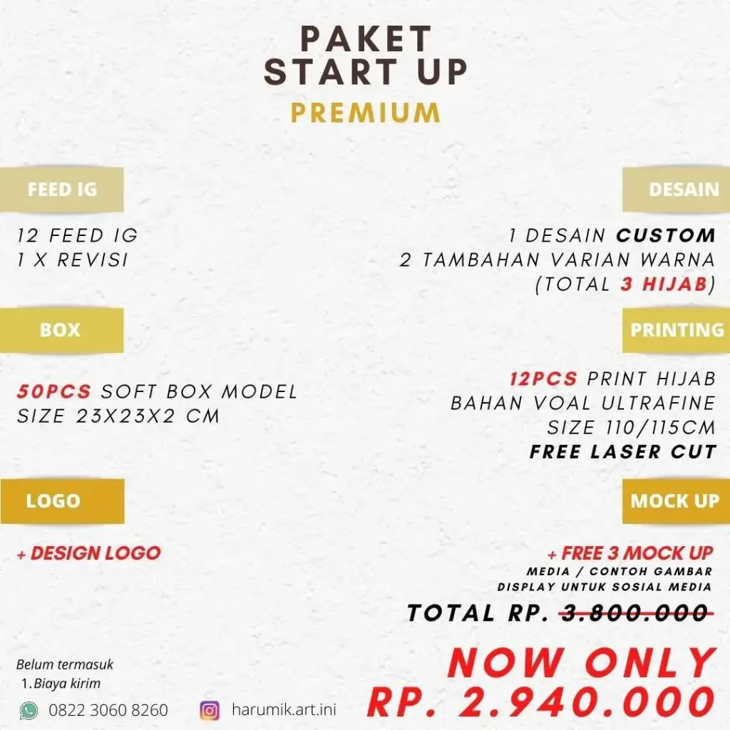 Start Up Premium Package