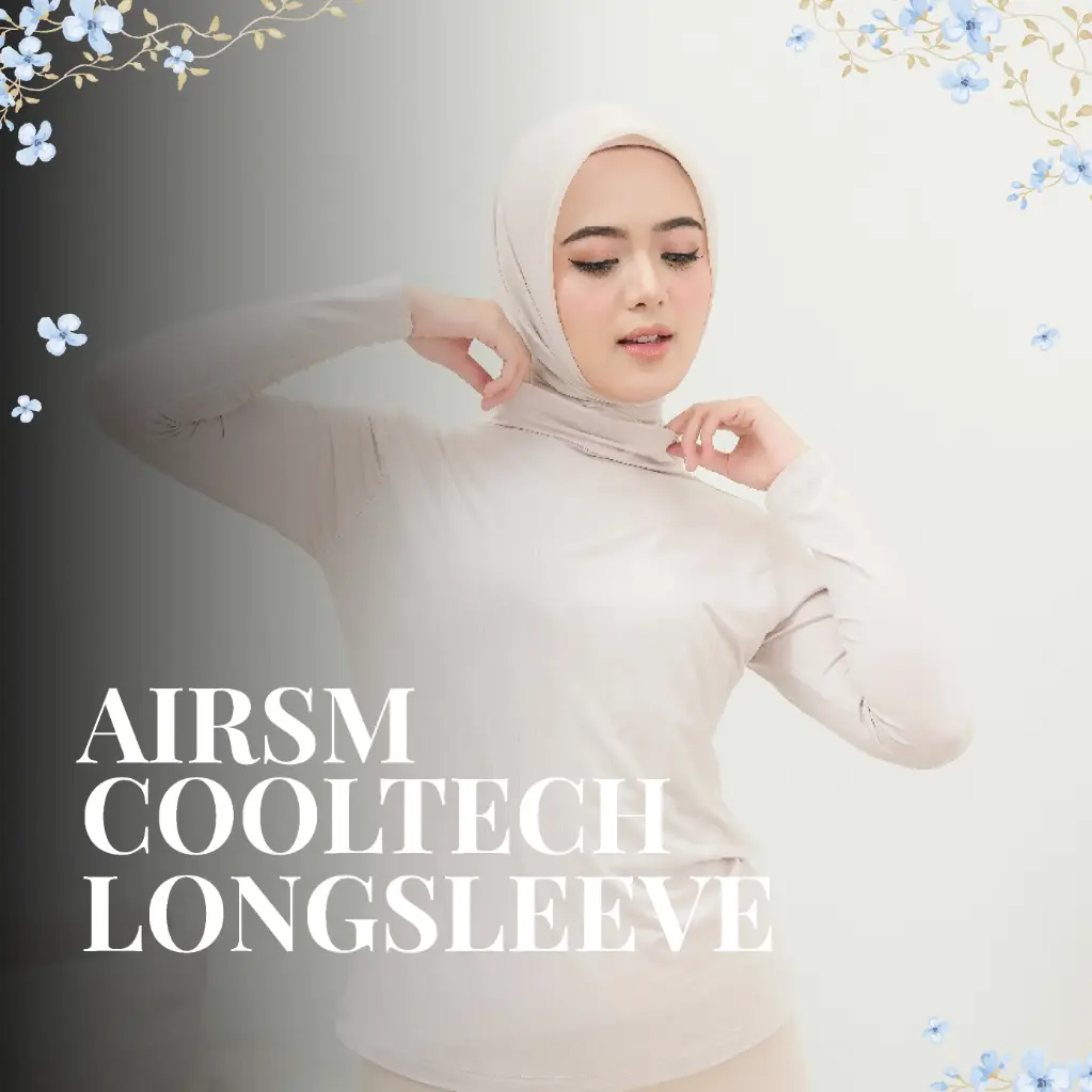 [INNRWR_AIR_M (black)] Manset Airsm Cooltech Lengan Panjang (medium, black)