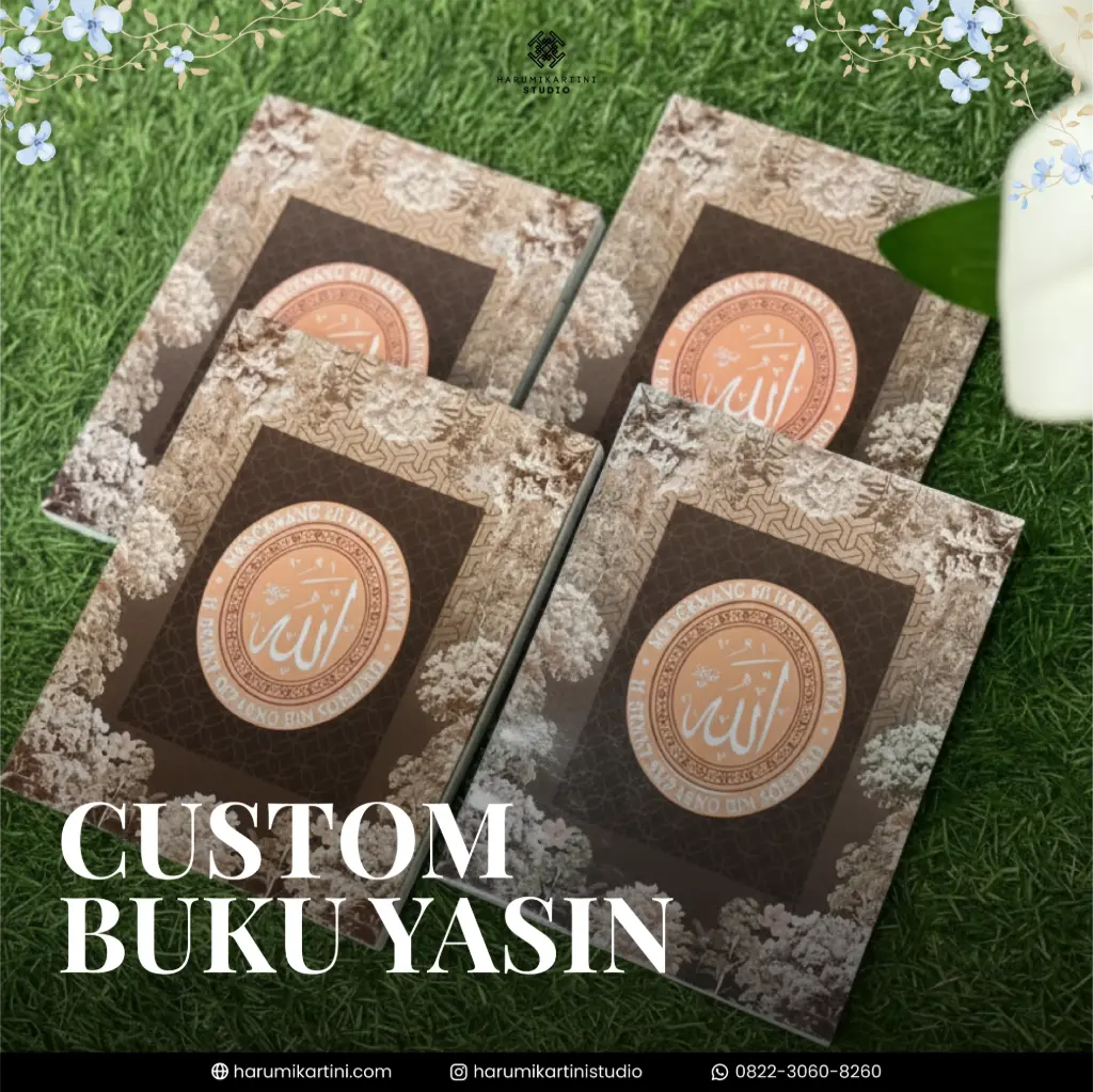 Custom Buku Yasin (add emboss)