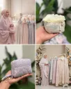 Mukena Parasut Cotton Print Adiba Dagu