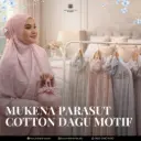 Mukena Parasut Cotton Print Adiba Dagu