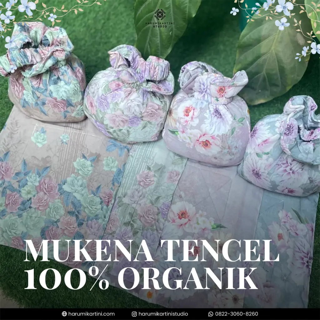 [HKS-MKN-TCS-MIX] Mukena Tencel 100% Organic