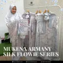 Mukena Armany Silk Flowie Series