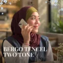 Bergo Bandana Tencel Two Tone