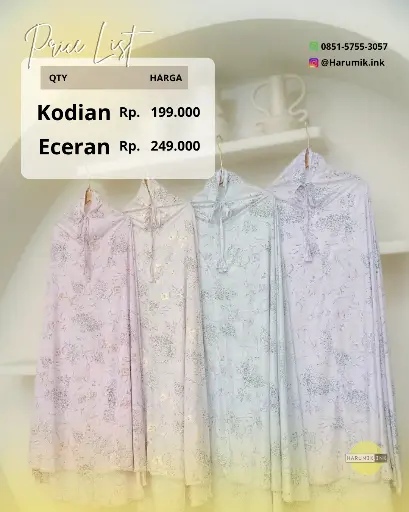 Parachute Pichot Print Bulk Prayer Robe