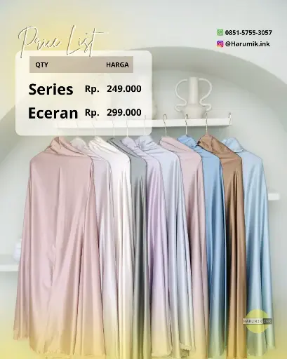 Mukena Silk Fin. Lace 
