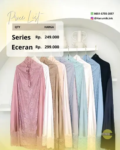 Mukena Silk Full Lace 