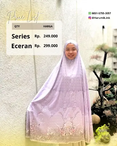 [MUK_FLOWER_SRS] Mukena Flower Series 