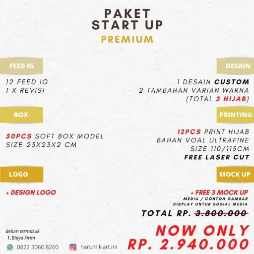 Start Up Premium Package