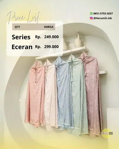 [MUK_ARAFAH_SRS] Mukena Arafah Series