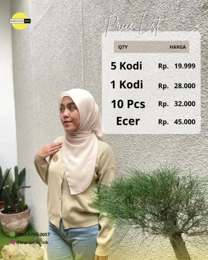 Hijab Polly Cotton